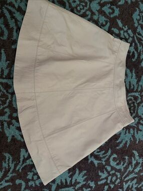 bebe Cream Mini Skirt